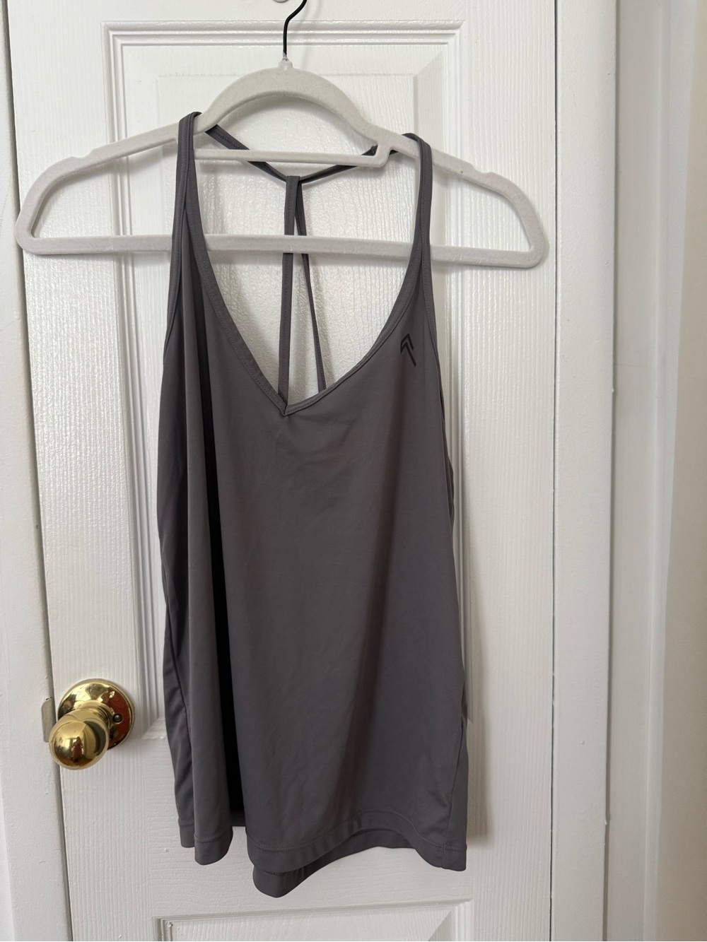Oner Active Gray Strappy V-Neck Tank